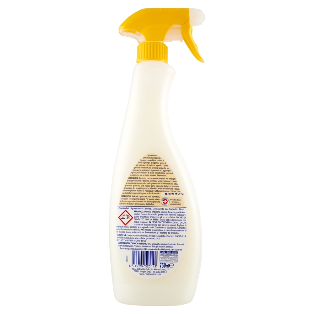 Chanteclair Sgrassatore universale Profumo di Limone 750 ml